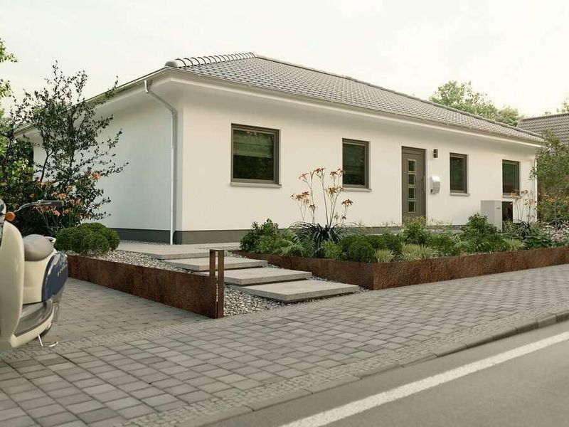 Massiv, sicher, stufenlos - Leben auf einer Ebene im idyllischen Klausdorf (Preis inkl Grundstück)